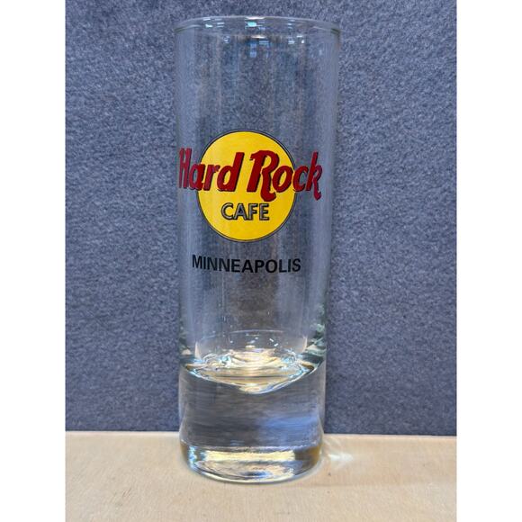 Lot of 4 Hard Rock Cafe 4” Shot Glass Minneapolis San Francisco Honolulu Cancun - Picture 2 of 9